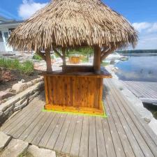 Tiki-Hut-Staining-in-Ennismore-ON 2